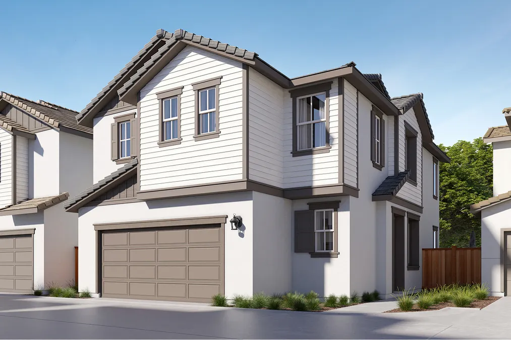 New construction single-family home exterior in Ontario